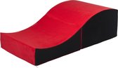 Sex meubel - rond - 120x50 cm - rood,zwart