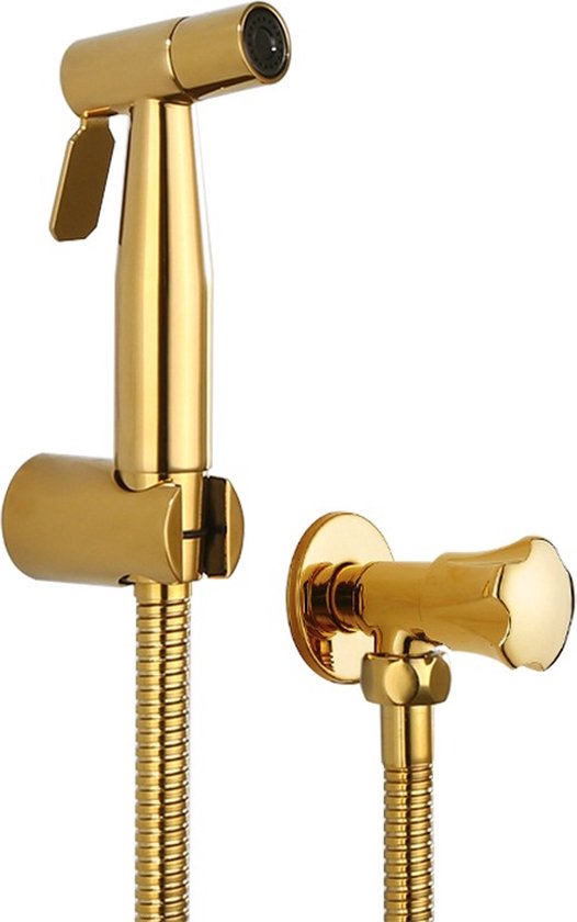 Bidetkraan Met Bidet Sproeier Set Goud Handdouche Set Bidet Sproeier 