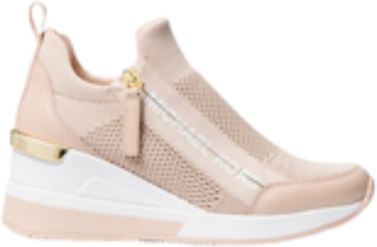 Michael Kors Willis Wedge Dames Sneakers -Soft Pink