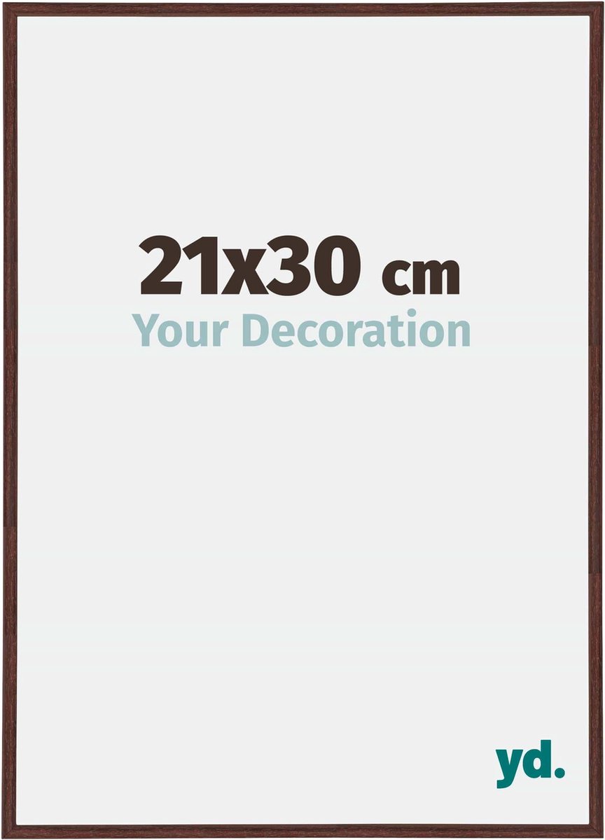yd. Your Decoration - Fotolijst 21x30 cm - Kunststof - Bruin - Annecy