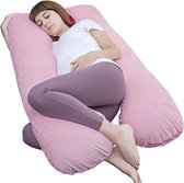 Zwangerschapskussen / Pregnancy Pillow - Breastfeeding Baby & Full Body for Sleeping \ Voedingskussen - Zijslaapkussen - Lichaamskussen - Body Pillow