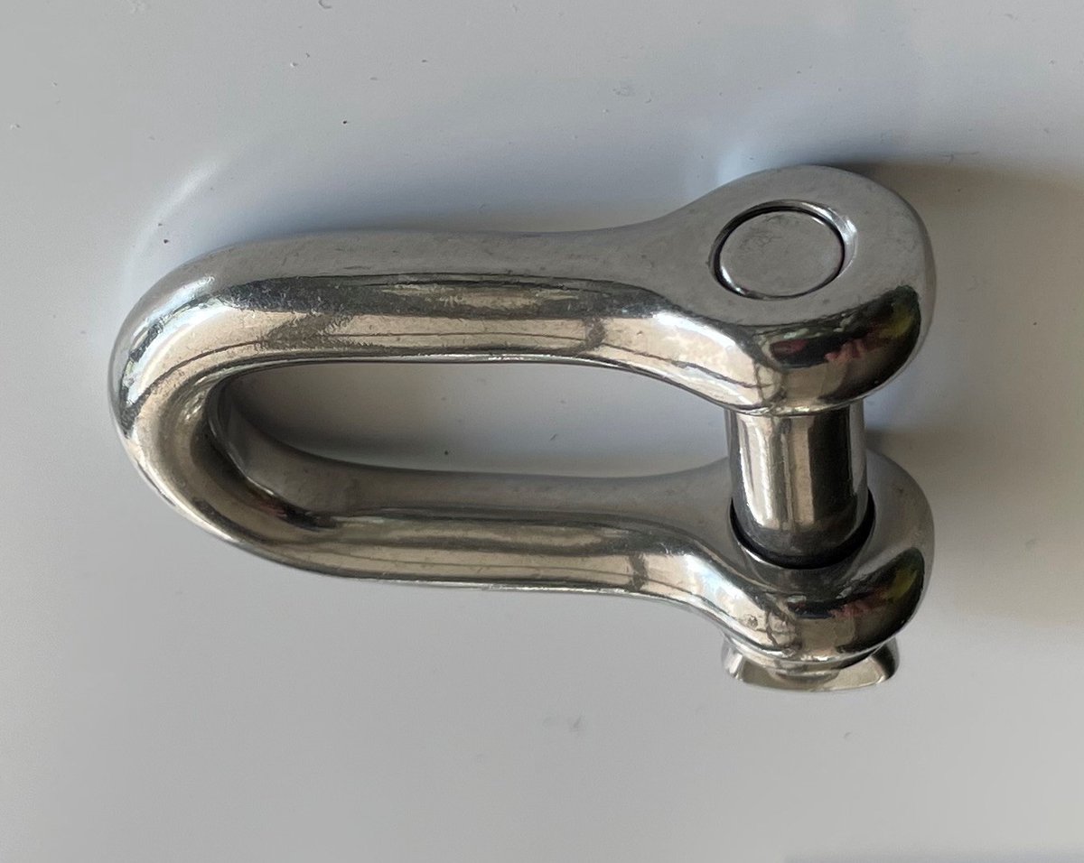 Sluiting Rvs D - sluiting RVS M8 | bol.com