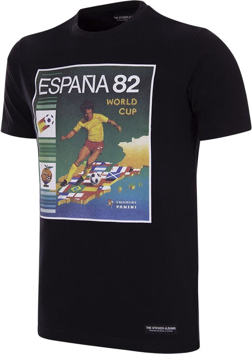 COPA - Panini FIFA Spanje 1982 World Cup T-shirt - M - Zwart