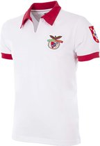 COPA - SL Benfica 1968 Away Retro Voetbal Shirt - XXL - Wit