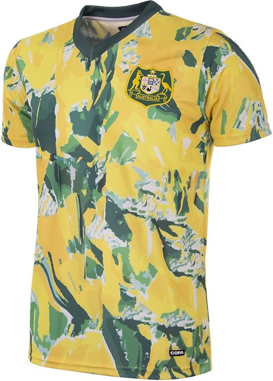 COPA - Australië 1990 - 93 Retro Voetbal Shirt - M - Geel