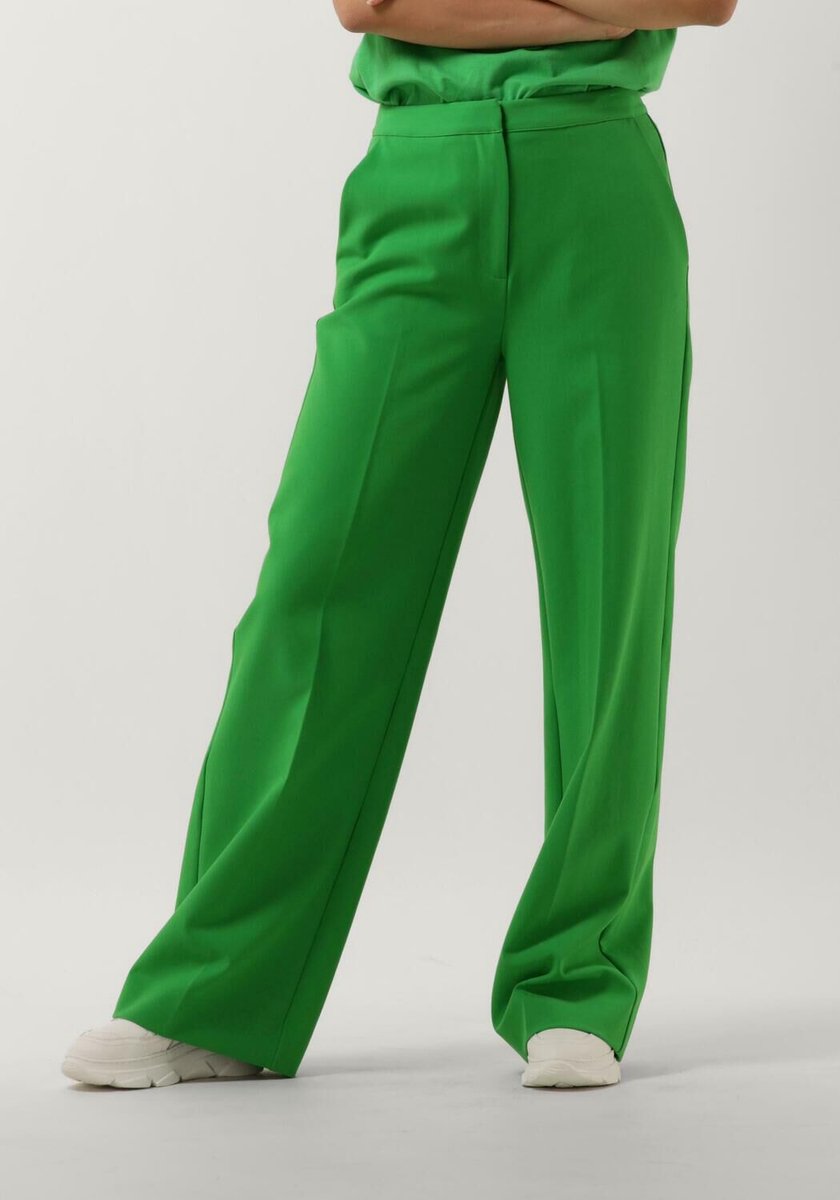 Another Label Moore Pants Dames - Chino - Pantalon - Groen - Maat XS