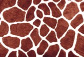 Fotobehang Giraffe Abstract | DEUR - 211cm x 90cm | 130g/m2 Vlies