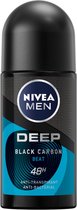 3x Nivea Men Deodorant Roller Deep Beat 50 ml