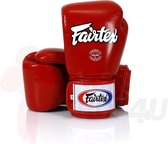 Fairtex (kick)bokshandschoenen Tight Fit Rood 10oz