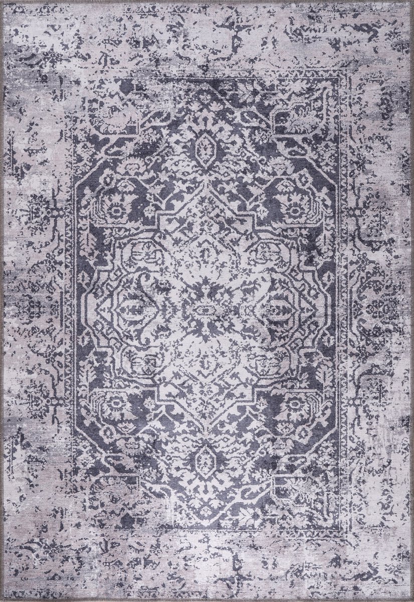 NETLINE HOME - Vloerkleed | Wasbaar Vloerkleed | Antislip | Wasbaar Tapijt voor Keuken, Slaapkamer, Hal, Woonkamer | Vloerkleed Oosters Design Tapijt | Laagpolig(200X290)