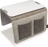 Butler Sofa Carry 4 vakken met plank en lichtgrijs/donkergrijs