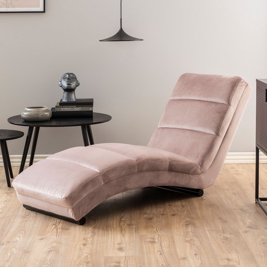 Sohome Relaxfauteuil Joannie - Velvet - Dusty Rose