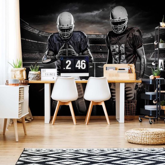 Papier peint Stade de football américain | XXL - 312 cm x 219 cm | Polaire 130g / m2