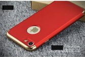 Rode gegalvaniseerde harde plastic cover voor de iPhone 7