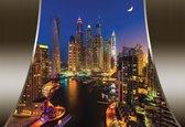 Fotobehang View Dubai City Skyline | XL - 208cm x 146cm | 130g/m2 Vlies