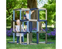 QUADRO Kletterpyramide HOME, 1 jaar, 4 jaar, Zwart, Blauw, Grijs, Wit