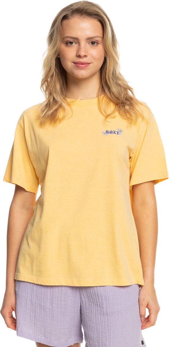 Roxy MOONLIGHT SUN B J TEES Dames T-shirt Geel