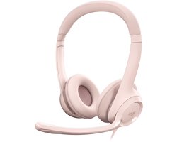 Logitech H390 - Computer Headset - USB A - Ruisonderdrukkend - Rose