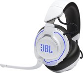 JBL Quantum 910P Wit/Blauw - Gaming Headset voor PlayStation - Draadloos - Bluetooth/2.4GHz USB - Over-ear - PS4/PS5, PC & Nintendo Switch