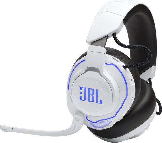JBL Quantum 910P Wit/Blauw - Gaming Headset voor PlayStation - Draadloos  -... | bol
