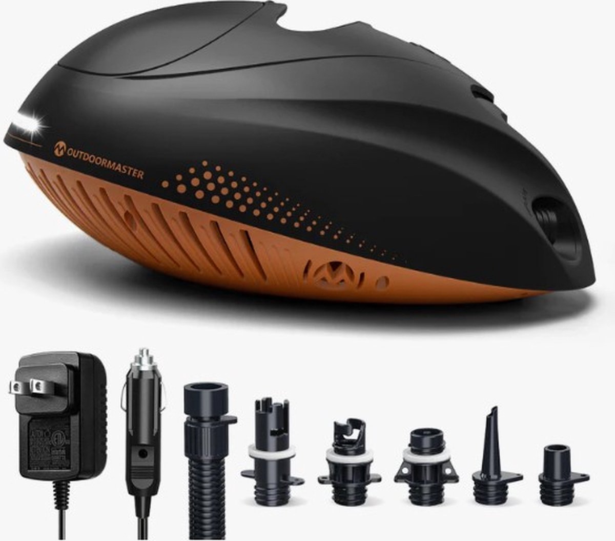 Outdoor Master Whale - Elektrische pomp - Draadloos - 12V - 16PSI - Opblaasbare Supboard pomp