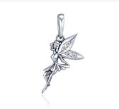 Charme pour Bracelet Pandora | Fée Clochette | Peter Pan | Elfe | Fée | Conte de fées | Charm féerique | 925 | Zircone transparente | Cadeau |
