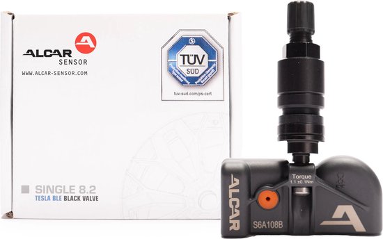4x Alcar BLE TPMS Sensor Set Tesla: Model Y/3/S/X, TÜV-gekeurd, OEM ...