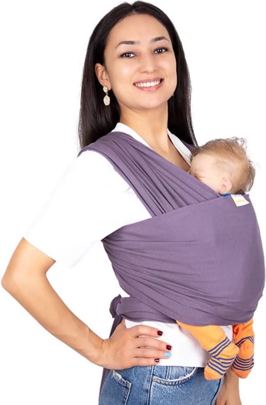 Baby voor pasgeborenen vanaf geboorte,100% katoen, elastische draagdoek... bol.com