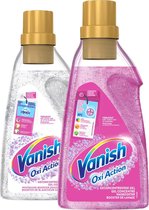 Vanish Oxi Action - Whitening & Wasbooster Liquid - Vlekverwijderaar Voor Witte & Gekleurde Was - 1500ml x 2 - Voordeelverpakking