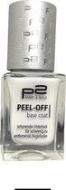 P2 Cosmetics EU Peel-Off Base Coat 10ml dissolvant blanc
