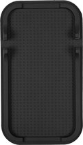 Zwarte antislipmat – XXL - Gemaakt van siliconen – afwasbaar – voor smartphone, tablet, parkeerkaart et cetera. - 164 x 84 x 20mm (LxBxH)