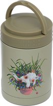 Kim Haskins Cat in Plant Pot - Thermos en Acier Inoxydable Durable Déjeuner Chaud et Froid Pot à Déjeuner 500 ml