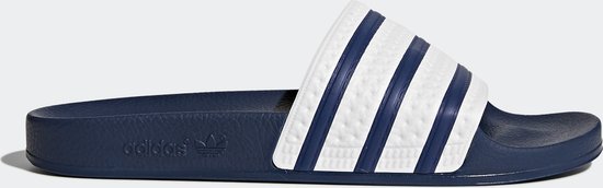 Chaussons homme adidas Adilette - Adiblue / Blanc - Taille 42