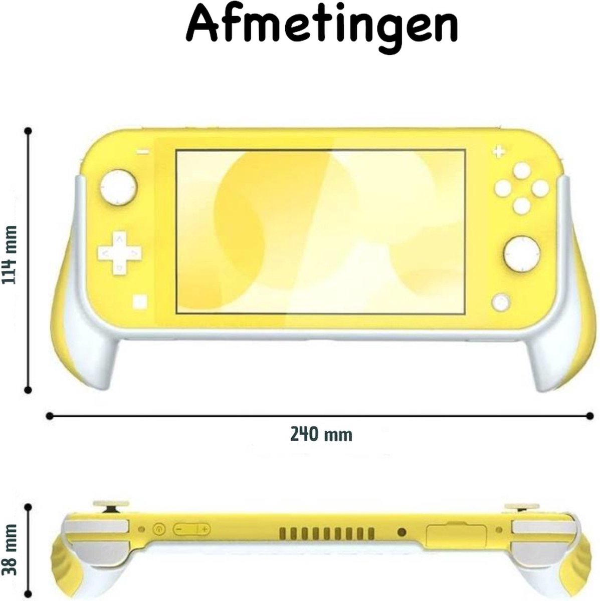 Nintendo switch lite yellow case sales