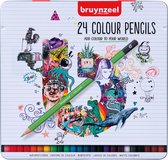 Bruynzeel Kleurpotloden blik | 24 kleuren