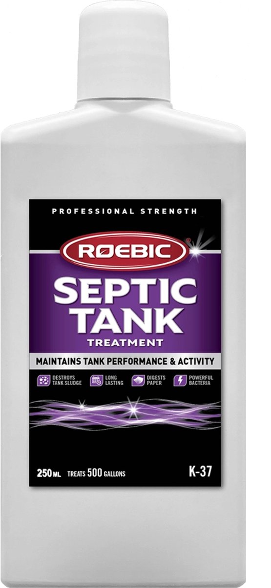 Roebic Septic Tank Onderhoud K37 | Biologisch Product | Goed voor 1 Jaar Onderhoud | 250 ml