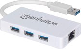 Manhattan 507578 Netwerkadapter 1 GBit/s USB 3.2 Gen 1 (USB 3.0)