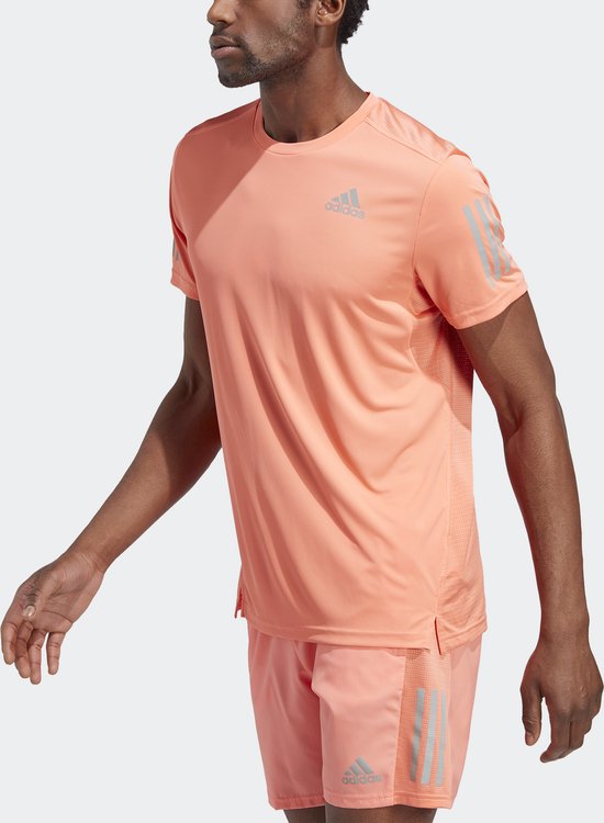 adidas Performance Own the Run T-shirt - Heren - Oranje - S | bol.com