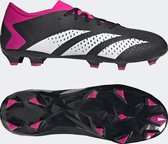 adidas Performance Predator Accuracy.3 Chaussures de football basses pour terrain ferme - Unisexe - Zwart - 44 2/3