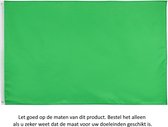 Effen Groene Vlag 150x90CM - Green Flag - Zelf beschilderen - Zelf Een Vlag Maken - Spandoek - Flag Polyester