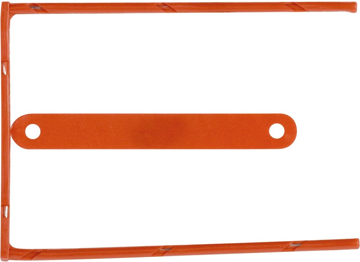 Q-CONNECT archiefbinder D-clip, doos van 100 stuks, rood 10 stuks