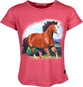 S&C Shirtje Paard roze Kids & Kind Meisjes Roze - Maat: 86/92