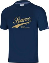 Men’s Short Sleeve T-Shirt Sparco Vintage Navy Blue S