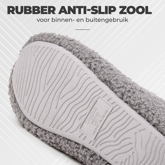 Pantoufles femmes Femme - Comfeet - Taille 36/37 - Grijs - Antidérapants - Pantoufles