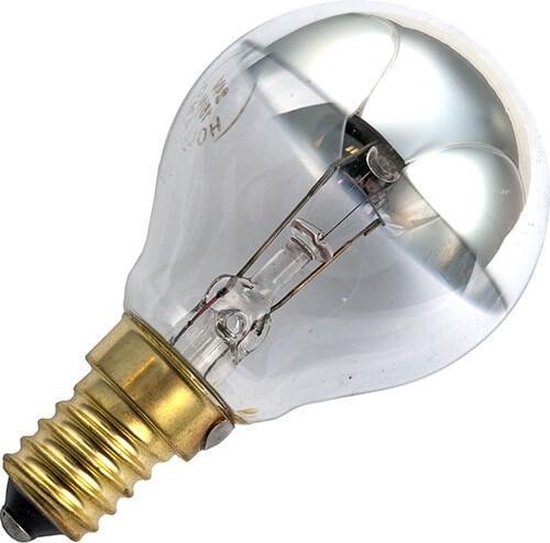 bol.com | Kopspiegellamp R45 zilver 25W kleine fitting E14