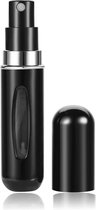 Mini flacon de parfum - Rechargeable - 5ml - Format de poche - Format voyage - Flacon de Parfum - Zwart