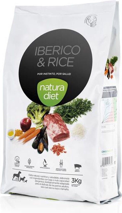 Natura Diet Nd Iberico Pork & Rice 3 kg