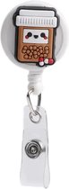 Badgehouder "Pillendoos" - Badgehouder met trekkoord - badgehouder met keycord - verpleegkundige cadeau - Verpleegkundige accessoires