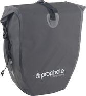 HikeMeister ® Luxe waterdichte enkele 20 liter fietstas – zwart – met reflectie veiligheid – 100% Waterdicht