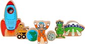Lanka Kade Houten Speelfiguren Ruimte Set van 7 stuks